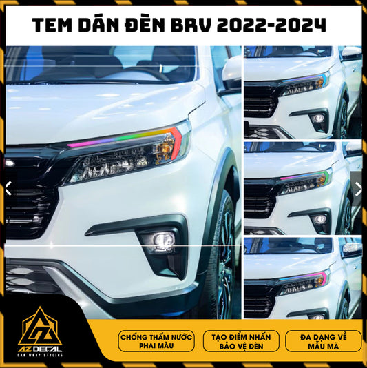 Tem Dán Chóa Đèn Honda BRV 2022-2024