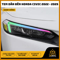 Tem Dán Chóa Đèn Honda Civic 2022-2025