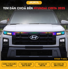 Tem Dán Chóa Đèn Hyundai Creta 2025