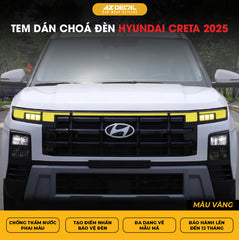 Tem Dán Chóa Đèn Hyundai Creta 2025