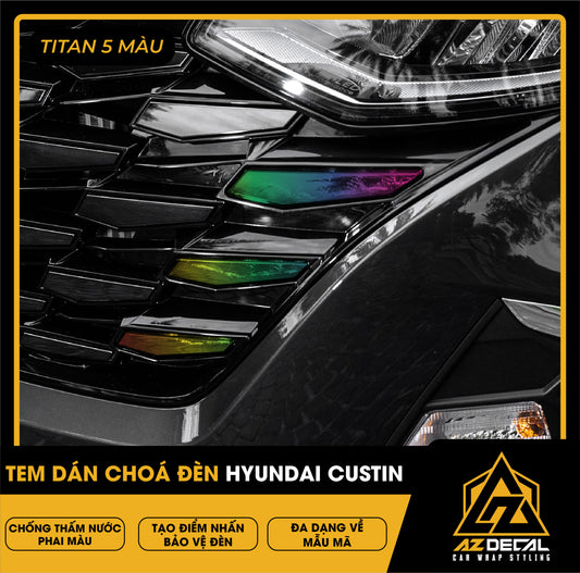 Tem Dán Chóa Đèn Hyundai Custin