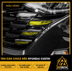 Tem Dán Chóa Đèn Hyundai Custin