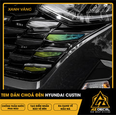 Tem Dán Chóa Đèn Hyundai Custin