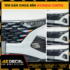 Tem Dán Chóa Đèn Hyundai Custin