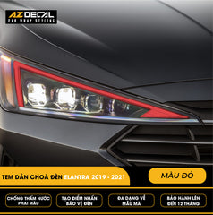Tem Dán Chóa Đèn Hyundai Elantra 2019-2021