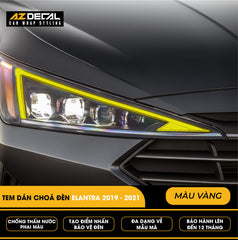 Tem Dán Chóa Đèn Hyundai Elantra 2019-2021