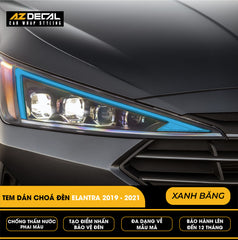 Tem Dán Chóa Đèn Hyundai Elantra 2019-2021