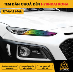 Tem Dán Chóa Đèn Hyundai Kona