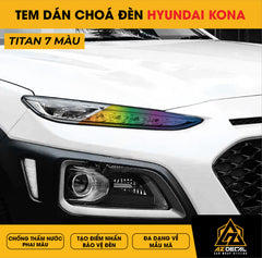 Tem Dán Chóa Đèn Hyundai Kona