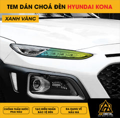 Tem Dán Chóa Đèn Hyundai Kona