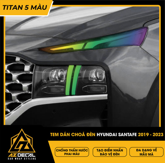 Tem Dán Chóa Đèn Hyundai Santafe 2019-2023