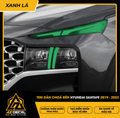 Tem Dán Chóa Đèn Hyundai Santafe 2019-2023