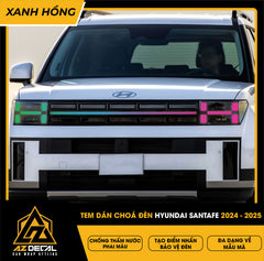 Tem Dán Chóa Đèn Hyundai Santafe 2024-2025