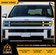 Tem Dán Chóa Đèn Hyundai Santafe 2024-2025