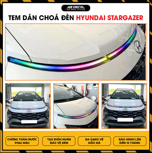 Tem Dán Chóa Đèn Hyundai Stargazer