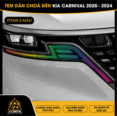 Tem Dán Chóa Đèn Kia Carnival 2020-2024
