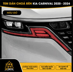 Tem Dán Chóa Đèn Kia Carnival 2020-2024