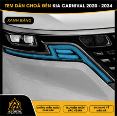 Tem Dán Chóa Đèn Kia Carnival 2020-2024