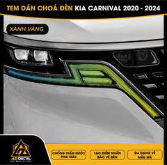 Tem Dán Chóa Đèn Kia Carnival 2020-2024