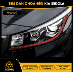 Tem Dán Chóa Đèn Kia Sedola