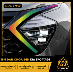Tem Dán Chóa Đèn Kia Sportage