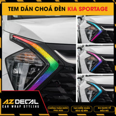 Tem Dán Chóa Đèn Kia Sportage
