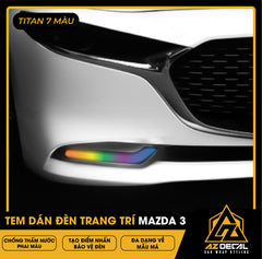 Tem Dán Chóa Đèn Mazda 3 2025