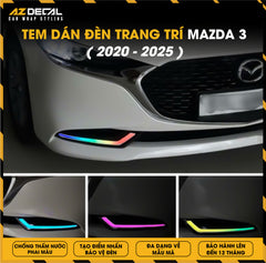 Tem Dán Chóa Đèn Mazda 3 2025
