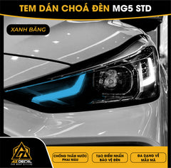 Tem Dán Chóa Đèn MG5 STD