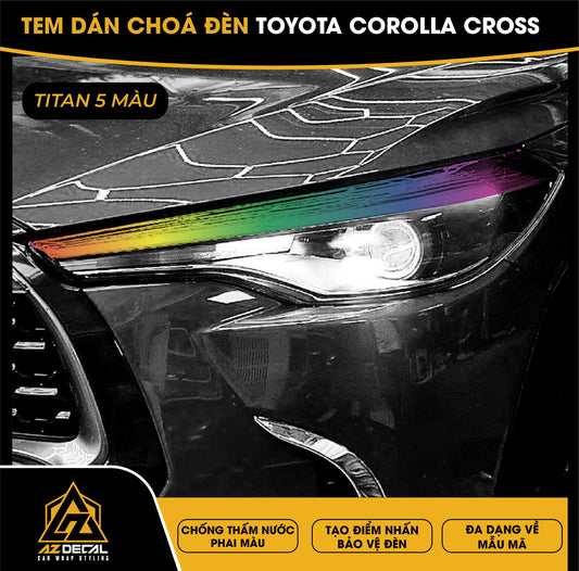 Tem Dán Chóa Đèn Toyota Corolla Cross