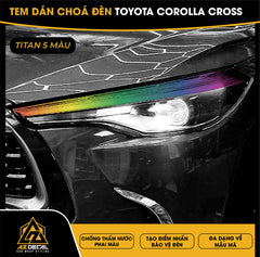 Tem Dán Chóa Đèn Toyota Corolla Cross