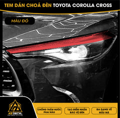 Tem Dán Chóa Đèn Toyota Corolla Cross
