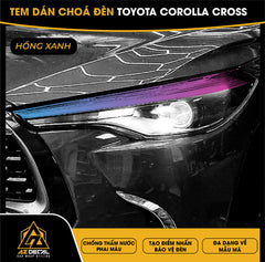 Tem Dán Chóa Đèn Toyota Corolla Cross