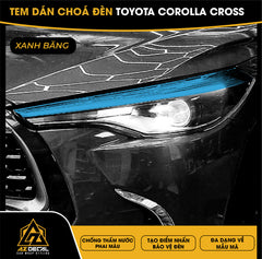 Tem Dán Chóa Đèn Toyota Corolla Cross