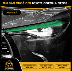 Tem Dán Chóa Đèn Toyota Corolla Cross