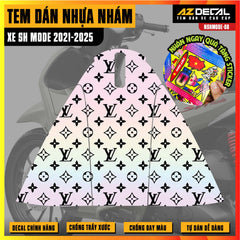 Tem nhựa nhám xe SH Mode - NSHMODE08