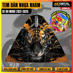 Tem nhựa nhám xe SH Mode - NSHMODE09