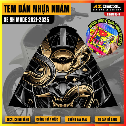 Tem nhựa nhám xe SH Mode - NSHMODE10