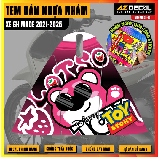 Tem nhựa nhám xe SH Mode - NSHMODE19