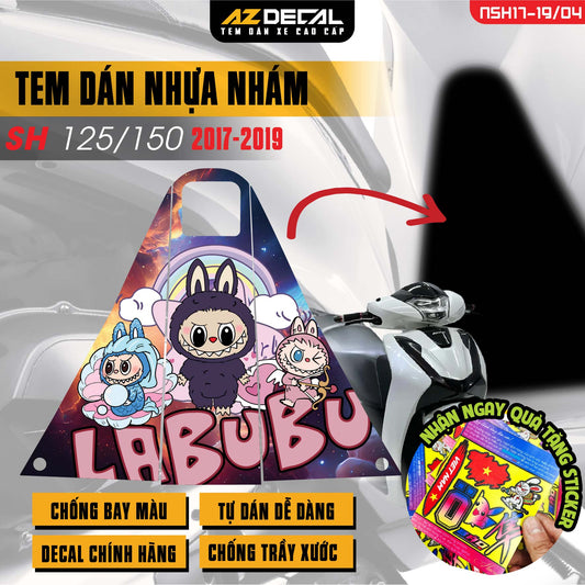Tem nhựa nhám xe SH 2017-2019 - NSH04