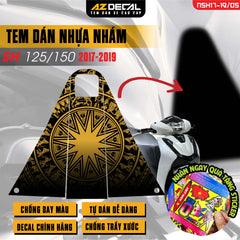 Tem nhựa nhám xe SH 2017-2019 - NSH05