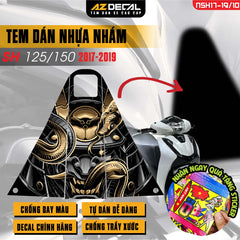 Tem nhựa nhám xe SH 2017-2019 - NSH10