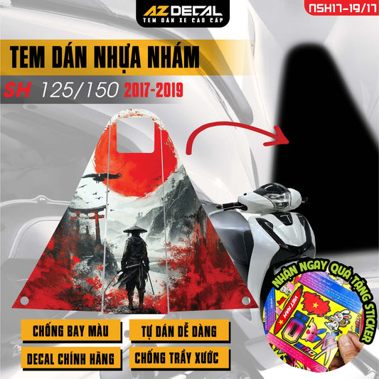 Tem nhựa nhám xe SH 2017-2019 - NSH17