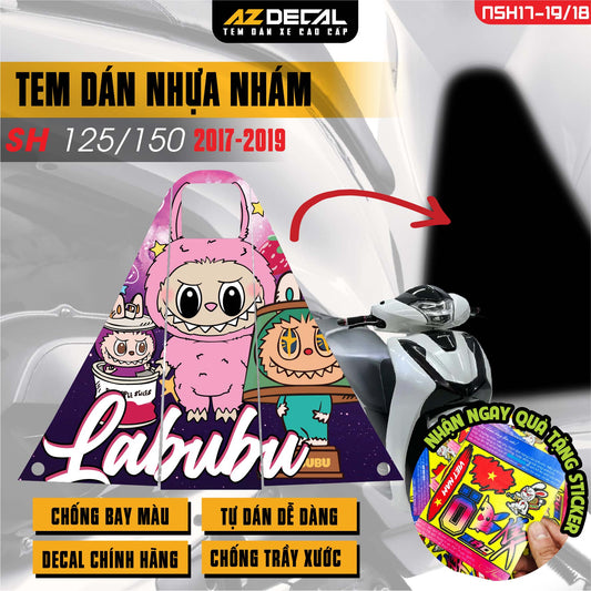 Tem nhựa nhám xe SH 2017-2019 - NSH18