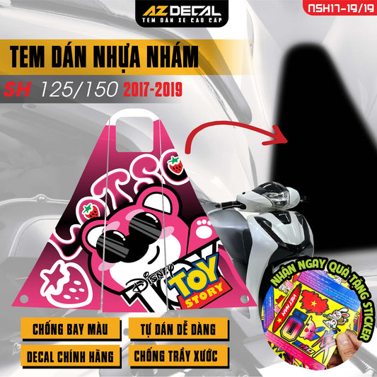 Tem nhựa nhám xe SH 2017-2019 - NSH19