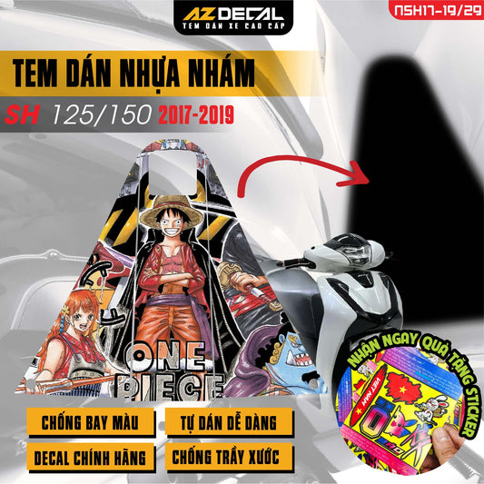 Tem nhựa nhám xe SH 2017-2019 - NSH29