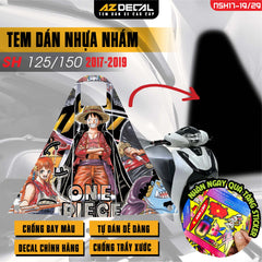 Tem nhựa nhám xe SH 2017-2019 - NSH29