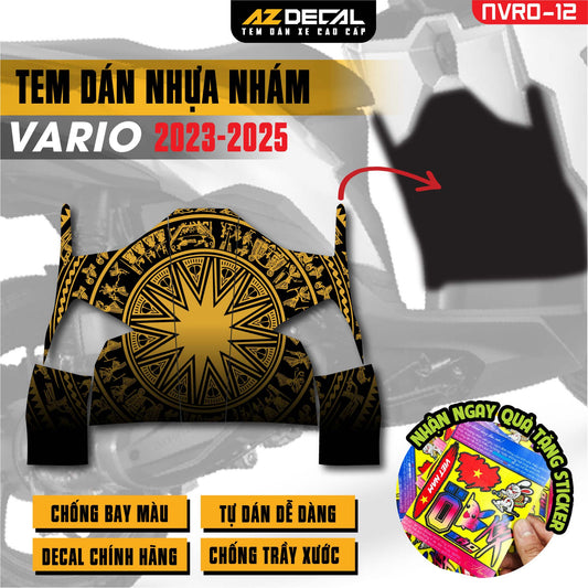 Tem nhựa nhám xe Vario - NVRO12