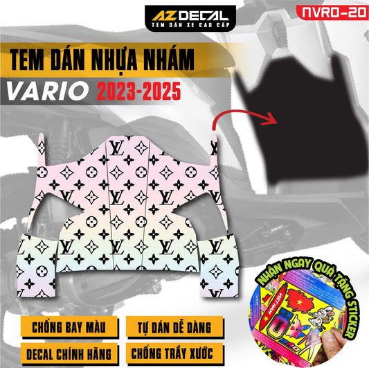 Tem nhựa nhám xe Vario - NVRO20