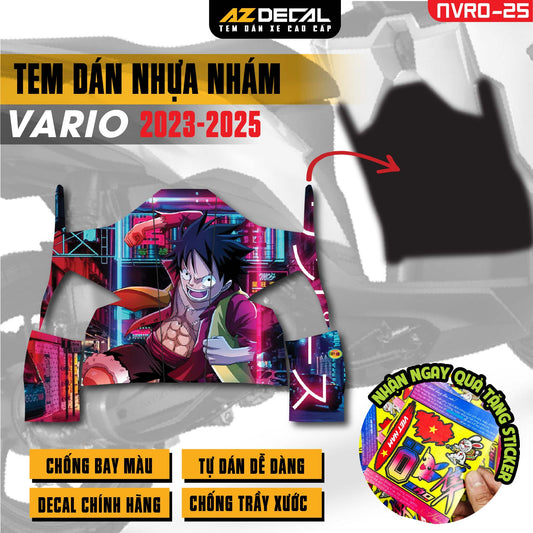 Tem nhựa nhám xe Vario - NVRO25